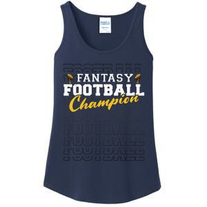 Fantasy Football Champion 2024 Football Champion Ladies Essential Tank