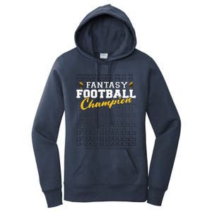 Fantasy Football Champion 2024 Football Champion Women's Pullover Hoodie