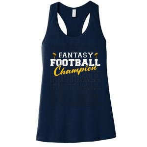 Fantasy Football Champion 2024 Football Champion Women's Racerback Tank