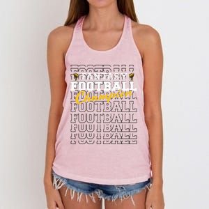 Fantasy Football Champion 2024 Football Champion Women's Knotted Racerback Tank