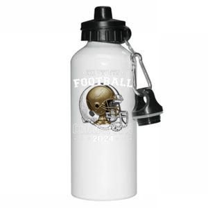 Fantasy Football Champion 2024 Shield Trophy Emblem Aluminum Water Bottle