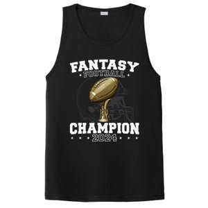 Fantasy Football Champion 2024 Shield Trophy Emblem PosiCharge Competitor Tank