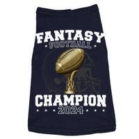 Fantasy Football Champion 2024 Shield Trophy Emblem Doggie Tank