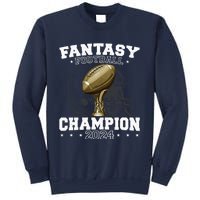 Fantasy Football Champion 2024 Shield Trophy Emblem Sweatshirt