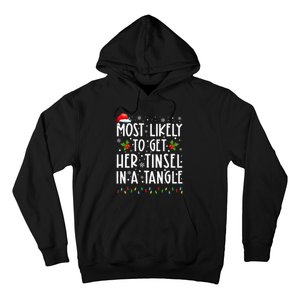 Festive Family Christmas Tinsel Tangle Favorites Hoodie