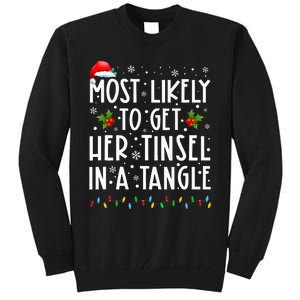 Festive Family Christmas Tinsel Tangle Favorites Tall Sweatshirt