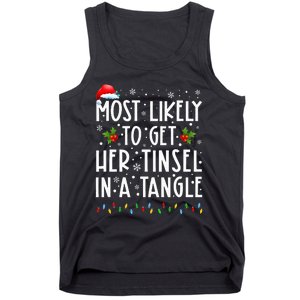 Festive Family Christmas Tinsel Tangle Favorites Tank Top