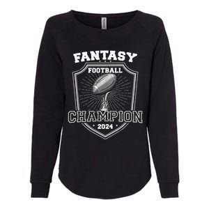 Fantasy Football Champion 2024 Football Champion Womens California Wash Sweatshirt