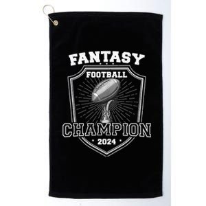 Fantasy Football Champion 2024 Football Champion Platinum Collection Golf Towel