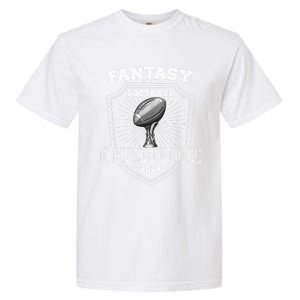 Fantasy Football Champion 2024 Football Champion Garment-Dyed Heavyweight T-Shirt