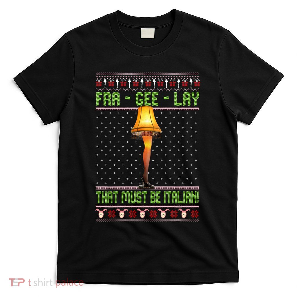 Frageelay Funny Christmas Fragile Italian Xmas T-Shirt