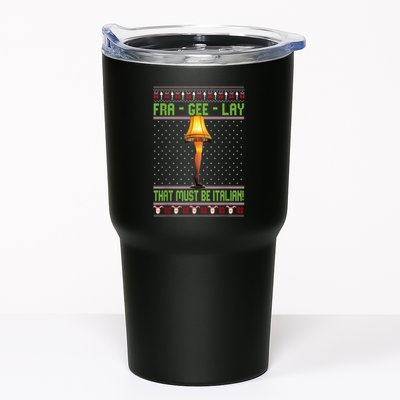 Frageelay Funny Christmas Fragile Italian Xmas Tumbler