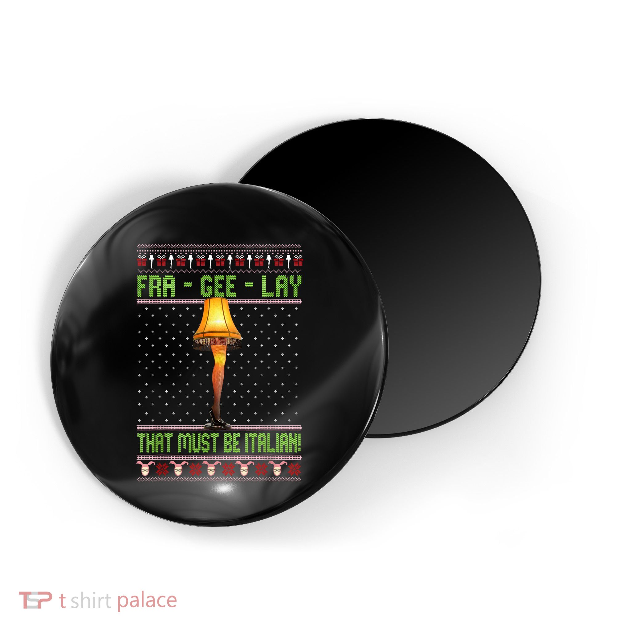 Frageelay Funny Christmas Fragile Italian Xmas Magnet