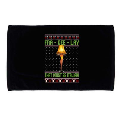 Frageelay Funny Christmas Fragile Italian Xmas Microfiber Hand Towel