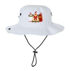 Funny Festive Christmas Chickens Legacy Cool Fit Booney Bucket Hat