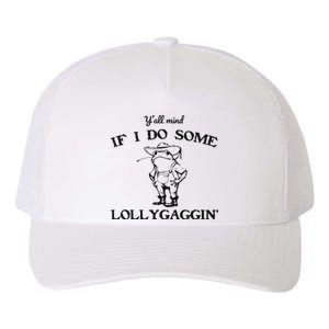 Funny Frog Cowboy Frog Gift Cute Yupoong Adult 5-Panel Trucker Hat