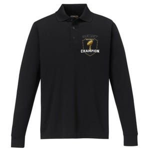 Fantasy Football Champion 2024 Performance Long Sleeve Polo