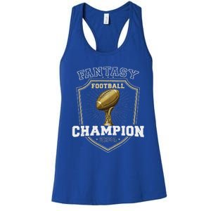 Fantasy Football Champion 2024 Women's Racerback Tank