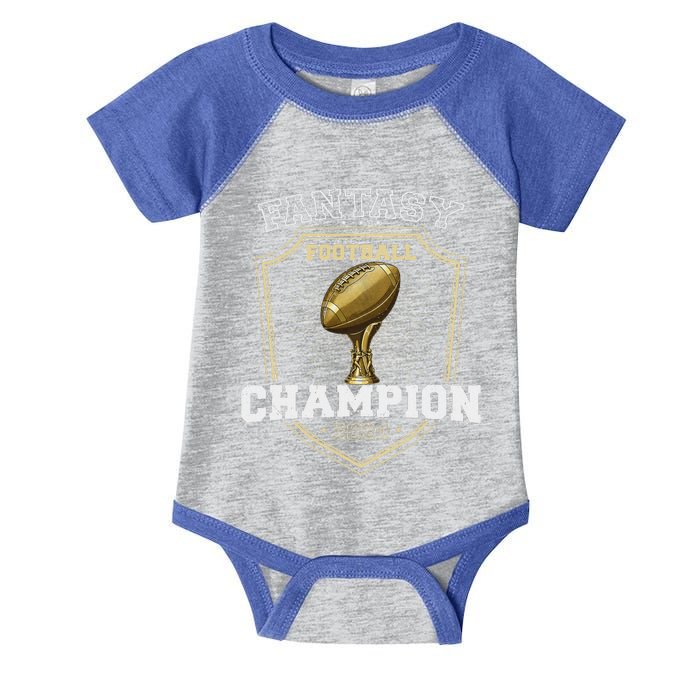 Fantasy Football Champion 2024 Infant Baby Jersey Bodysuit