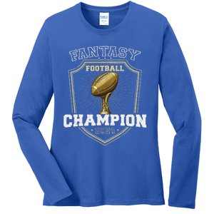 Fantasy Football Champion 2024 Ladies Long Sleeve Shirt