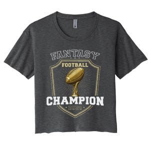 Fantasy Football Champion 2024 Women's Crop Top Tee