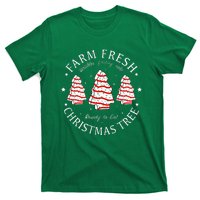 Farm Fresh Christmas Tree Cakes Funny Tree Farm Xmas Pajamas T-Shirt