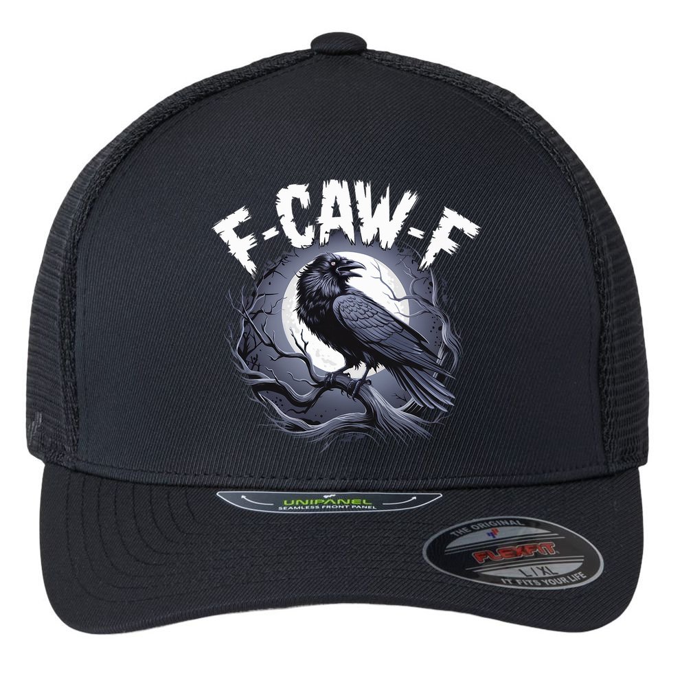 F-Caw-F Flexfit Unipanel Trucker Cap
