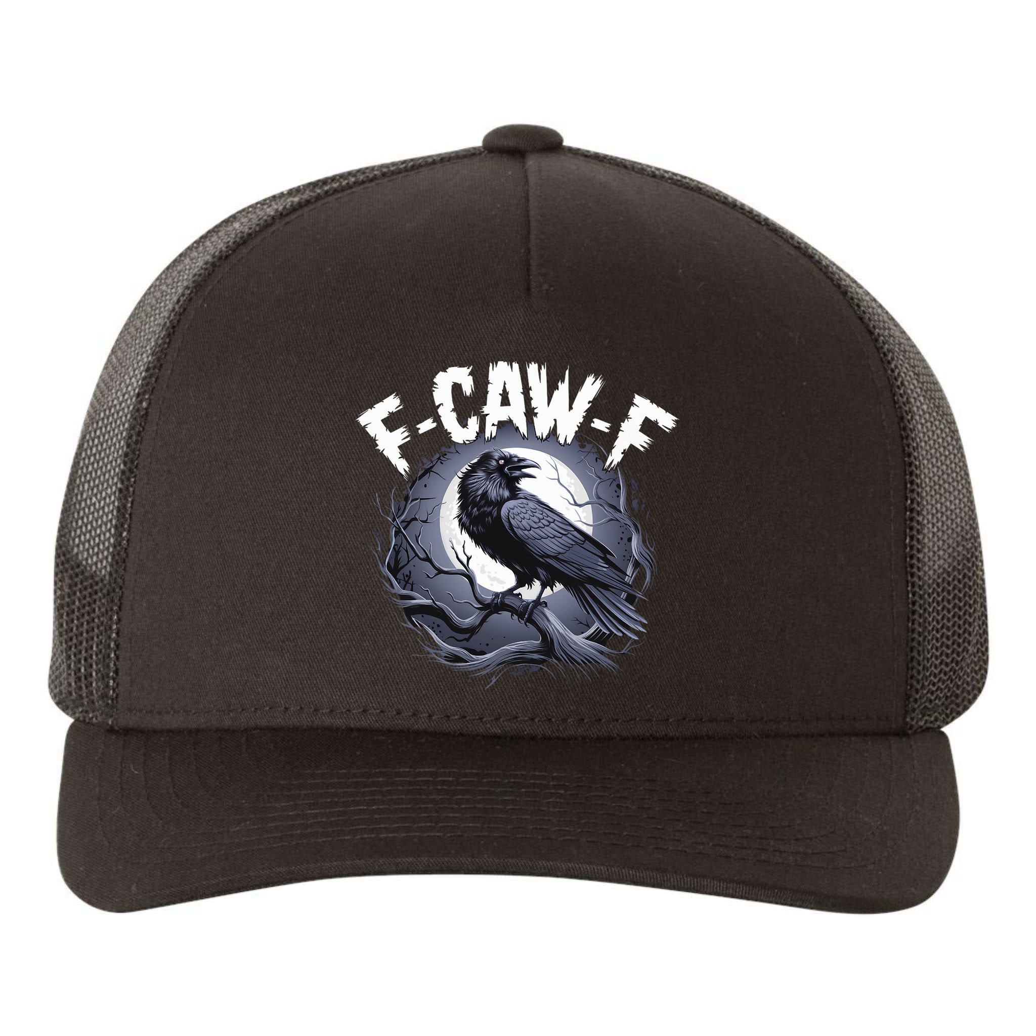 F-Caw-F Yupoong Adult 5-Panel Trucker Hat