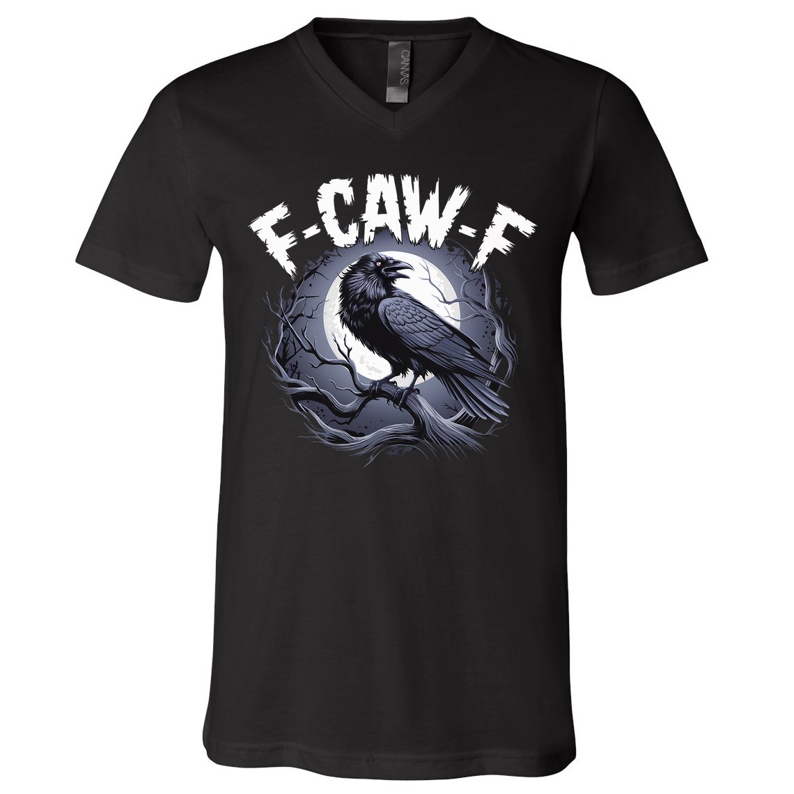 F-Caw-F V-Neck T-Shirt