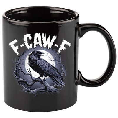 F-Caw-F 11oz C Handle Ceramic Mug
