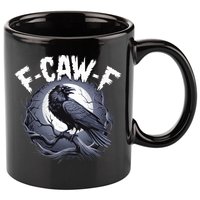 F-Caw-F 11oz C Handle Ceramic Mug