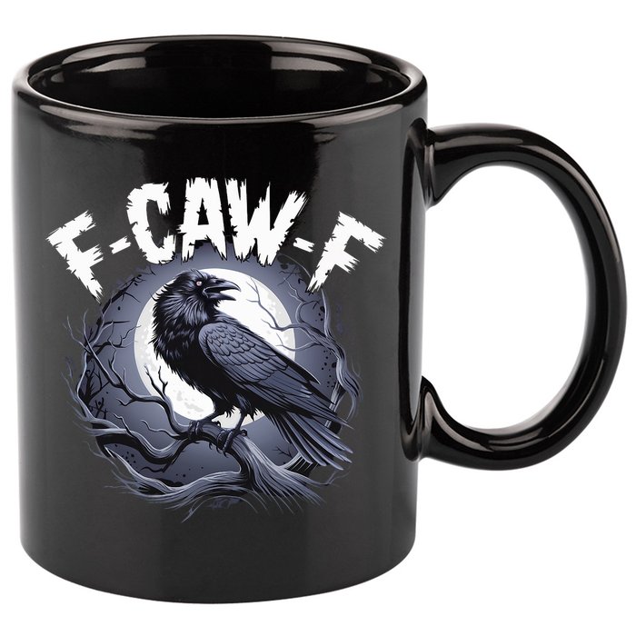 F-Caw-F 11oz C Handle Ceramic Mug