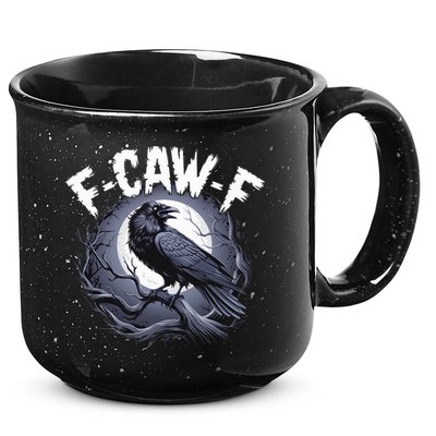 F-Caw-F 15oz Campfire Ceramic Mug
