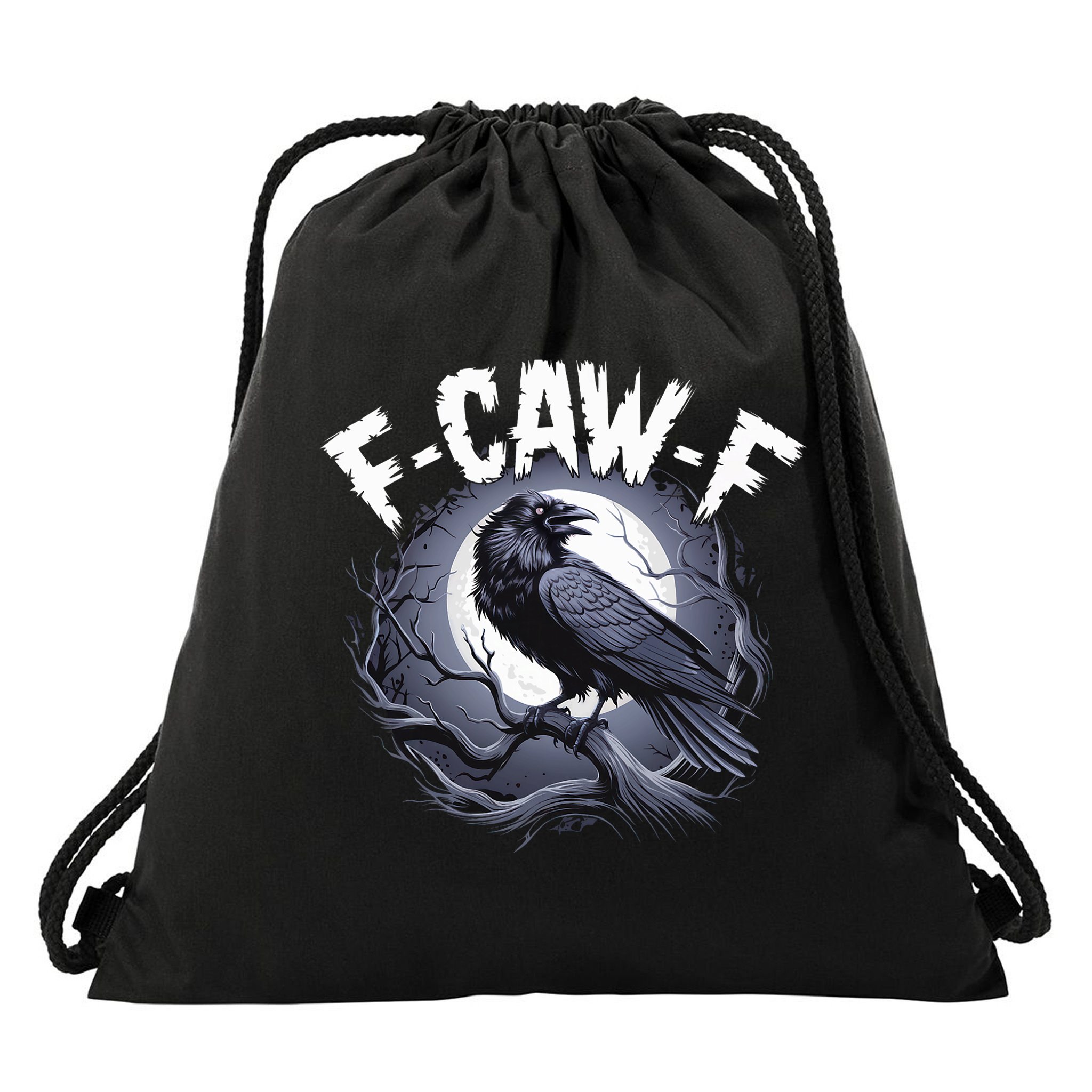 F-Caw-F Drawstring Bag