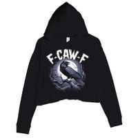F-Caw-F Crop Fleece Hoodie