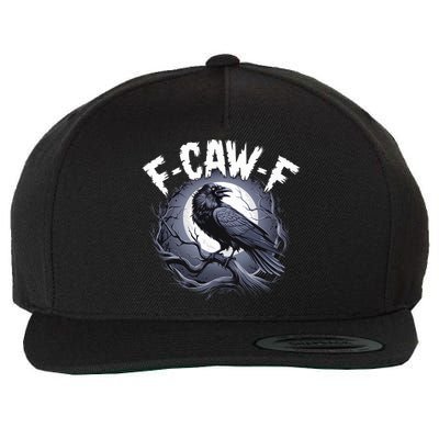 F-Caw-F Wool Snapback Cap