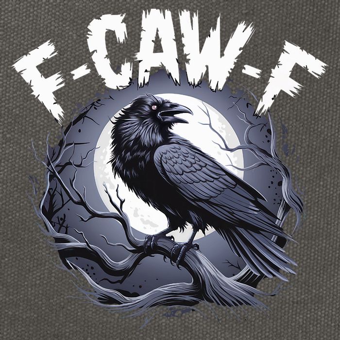 F-Caw-F Cotton Canvas Backpack