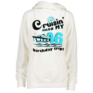 Friendship Family Cruise Trip Daughter Womens Funnel Neck Pullover Hood