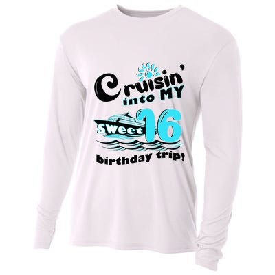 Friendship Family Cruise Trip Daughter Cooling Performance Long Sleeve Crew