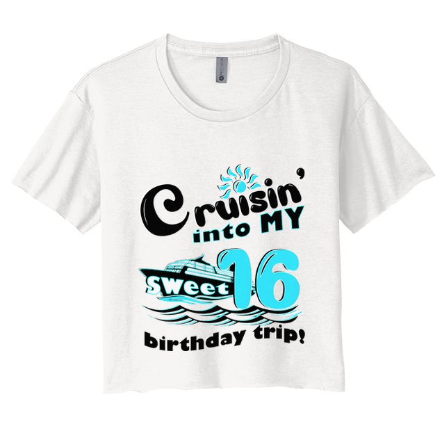 Friendship Family Cruise Trip Daughter Crop Top