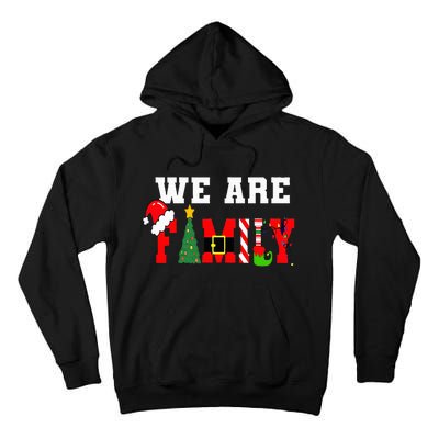 Festive Family Christmas Party Matching Holiday Attire Tall Hoodie