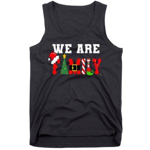 Festive Family Christmas Party Matching Holiday Attire Tank Top