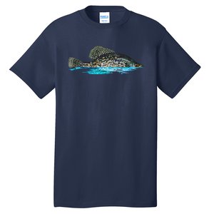 Fishing For Crappie Fish Graphic Art Freshwater Fisherman Tall T-Shirt