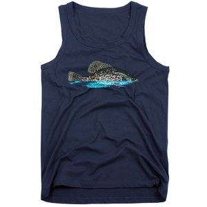 Fishing For Crappie Fish Graphic Art Freshwater Fisherman Tank Top