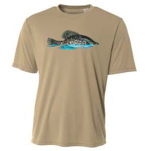 Fishing For Crappie Fish Graphic Art Freshwater Fisherman Cooling Performance Crew T-Shirt