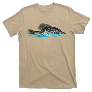 Fishing For Crappie Fish Graphic Art Freshwater Fisherman T-Shirt