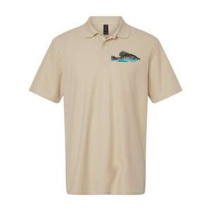 Fishing For Crappie Fish Graphic Art Freshwater Fisherman Softstyle Adult Sport Polo