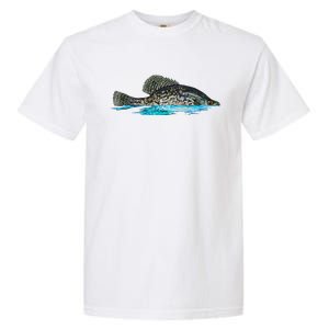 Fishing For Crappie Fish Graphic Art Freshwater Fisherman Garment-Dyed Heavyweight T-Shirt