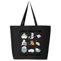 Feline Fun Cat Functional Occupational Therapy OT Therapist  25L Jumbo Tote