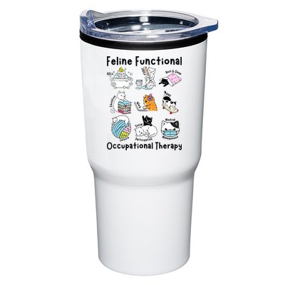 Feline Fun Cat Functional Occupational Therapy OT Therapist  Tumbler